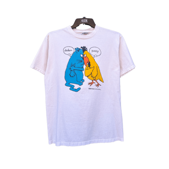90s Chicken Pussy art tee (M/L) — KICK Vintage Arkansas